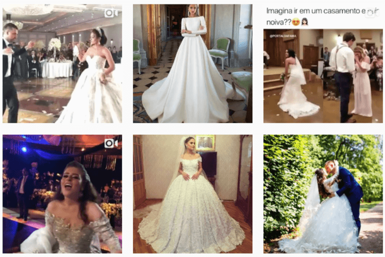 The most popular wedding dresses that got a lot of cheap likes on instagram.